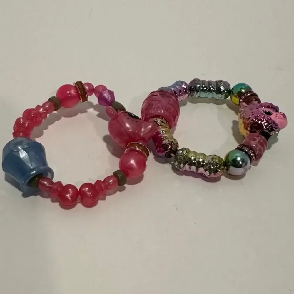 2 Twisty Petz Bracelets Lama and pink cheeta